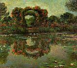 Claude Monet The Flowered Arches at Giverny painting